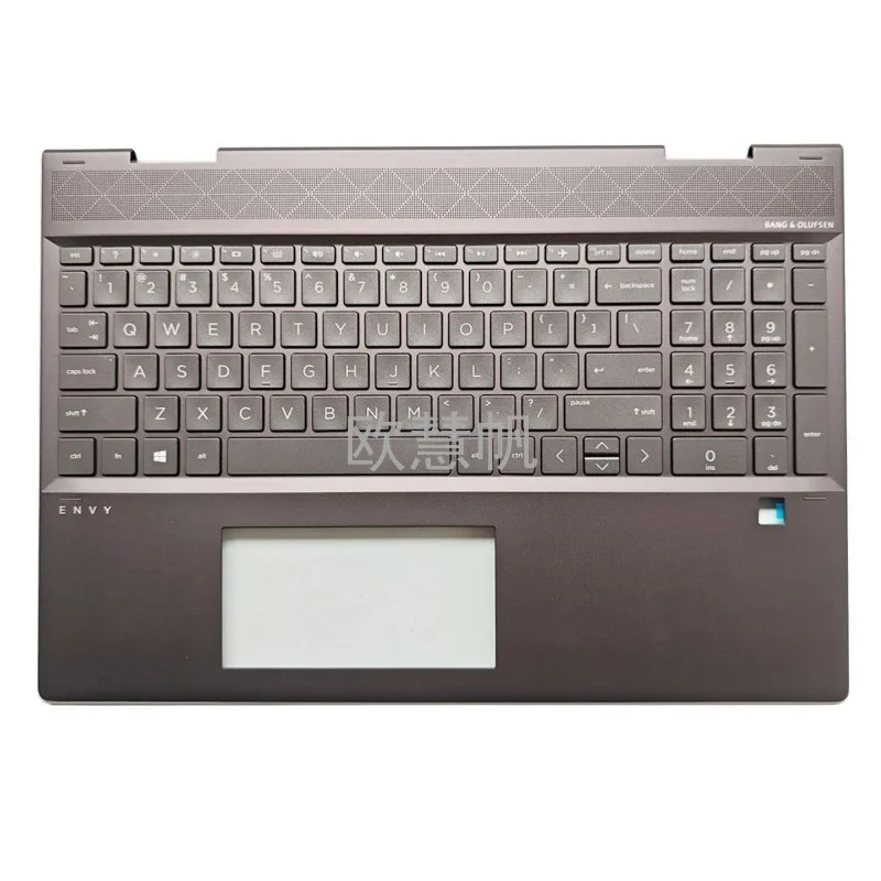 T New Original for HP X360 15-DR DS 15M-DR TPN-W142 Laptop Palmrest Upper Cover with Backlit Keyboard