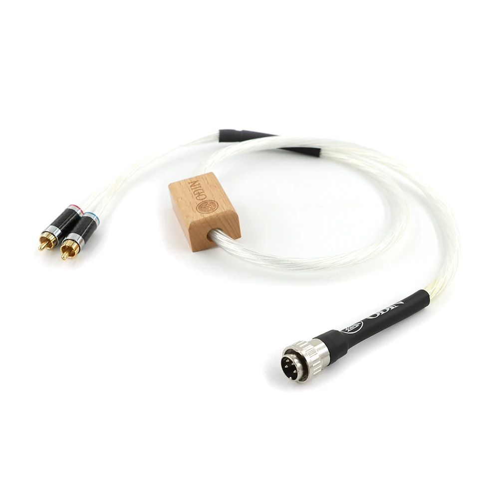 Nordost Odin2 DIN 5-pin turn 2RCA singing arm line Signal line singing play audio line MIDI to 2RCA left and right channel