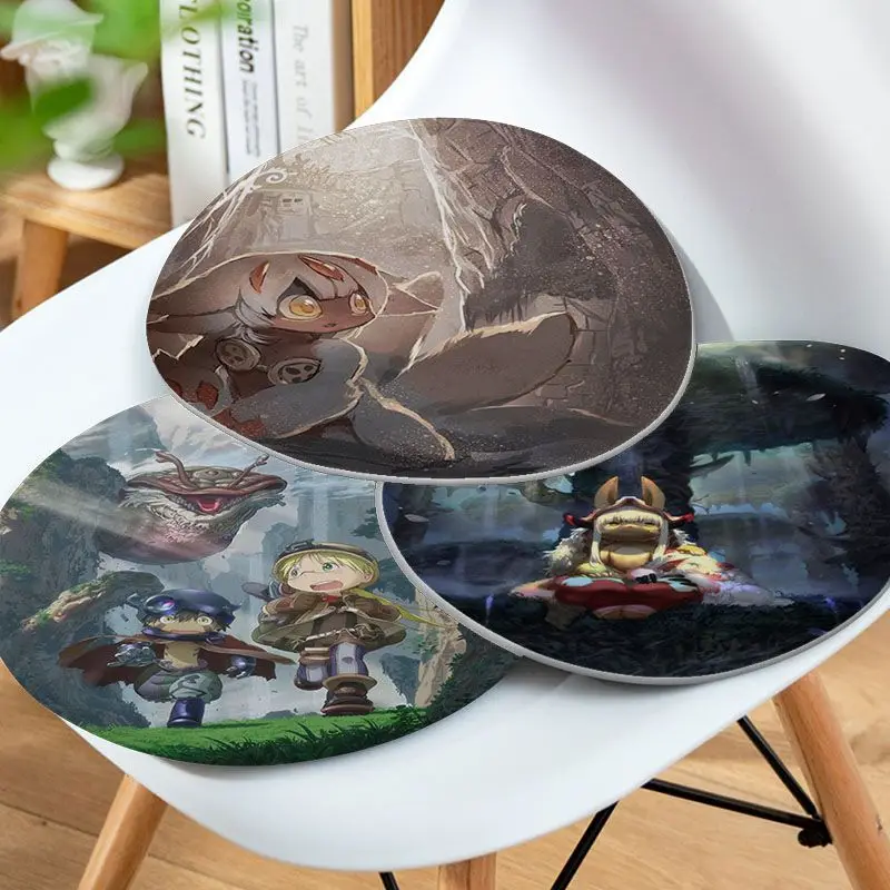 

Made In Abyss Tie Rope Chair Mat Soft Pad Seat Cushion For Dining Patio Home Office Indoor Outdoor Garden Sofa Decor Tatami