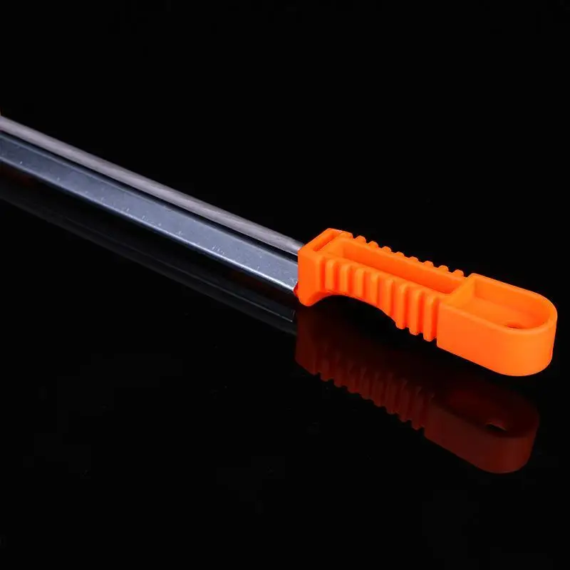 Chainsaw Sharpener File 1Pcs DIY Hand Tool with Handle & Holder Durable for Outdoor Lumbering Garden Woodworking Repair