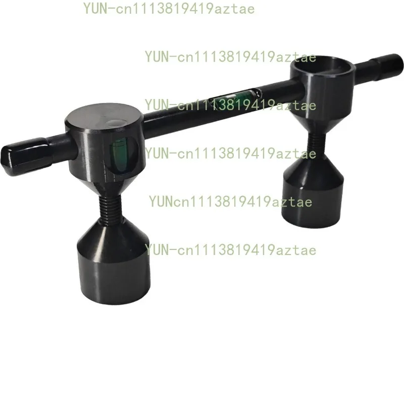 Precision Round Metal Horizontal Bubble Level Vial With Base Flange&Mounting Holes, High Accuracy Bullseye Circular Spirit Level