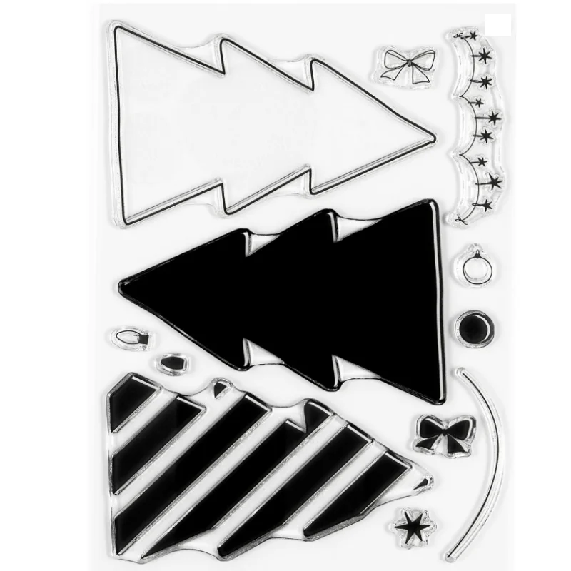 December Daily  Clear Stamp  Seal For DIY Scrapbooking photo Album Decorative Clear Stamp  A6528
