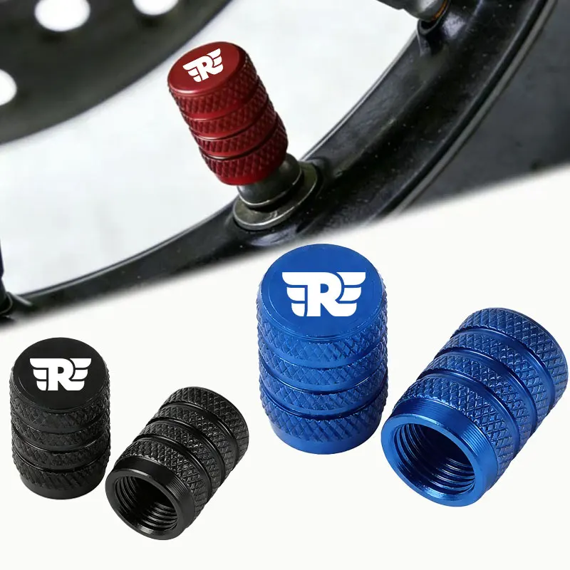 For Royal Enfield Bullet/Meteor/Classic 350 500 Interceptor 650 Himalayan 411 400 Tire Valve Caps Wheel Tyre Cover CNC Aluminum
