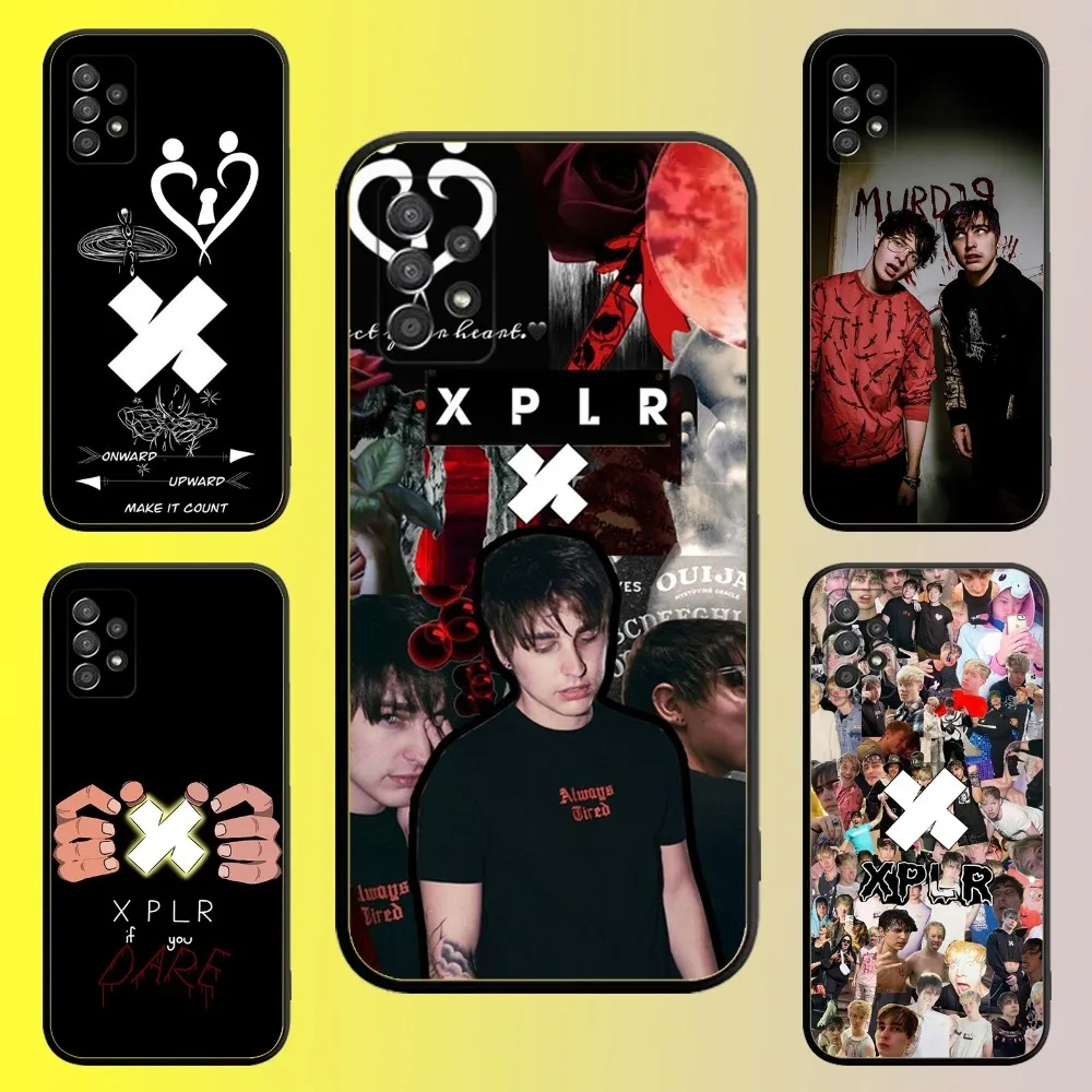 Sam and Colby XPLR Phone Case For Samsung Galaxy A13,21s,22,31,32,52,53,71,80,91 Free shipping Soft Black Shell