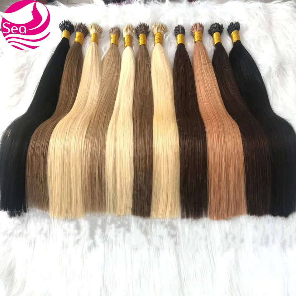 ナノリングマイクロビーズループ人毛エクステンション 100% 本物のレミーナチュラルストレートケラチンカプセル機械製マイクロリングヘア