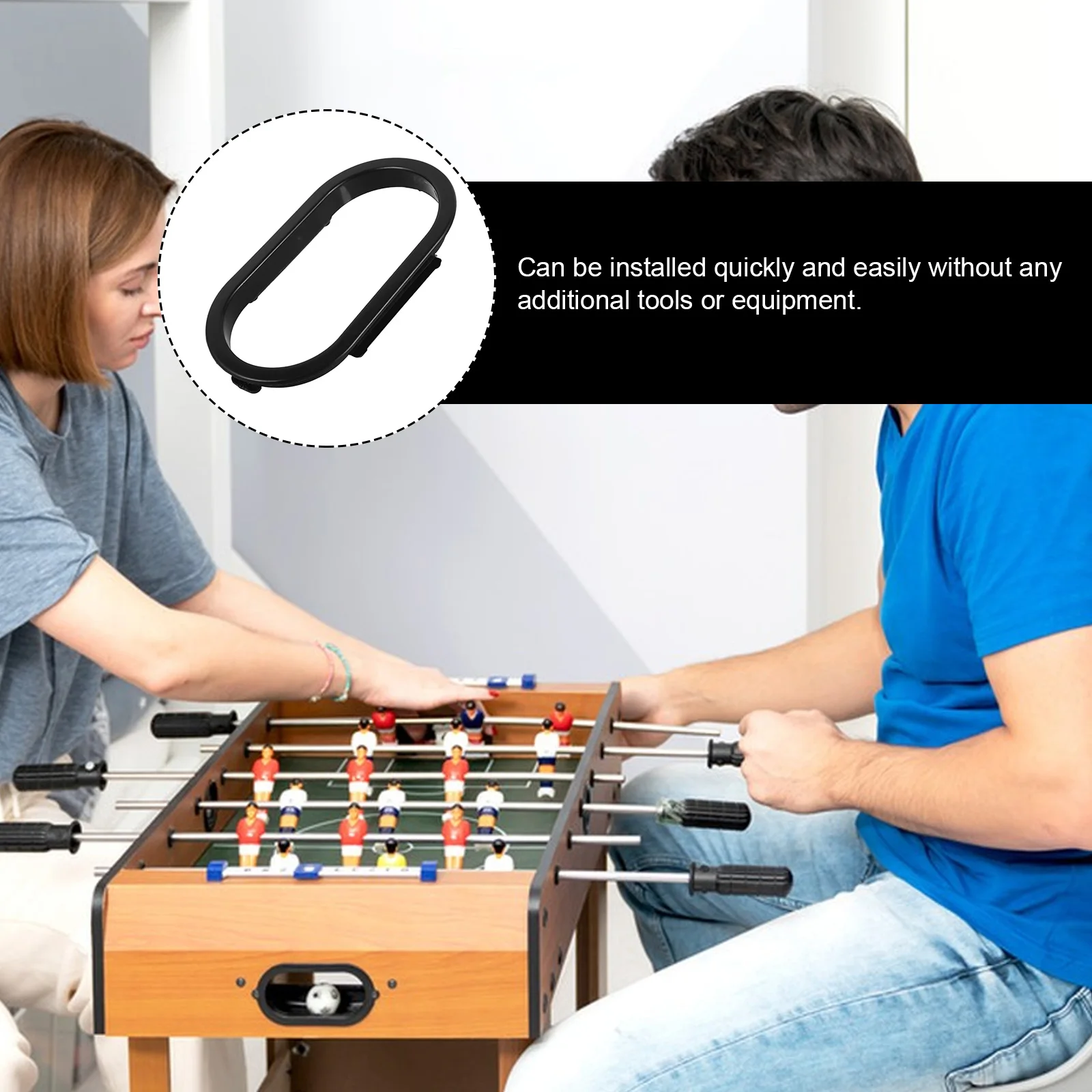 

Table Foosball Goal Frame Plastic Replacement Foosball Goal Frame Part Attachment for Table Soccer Accessories