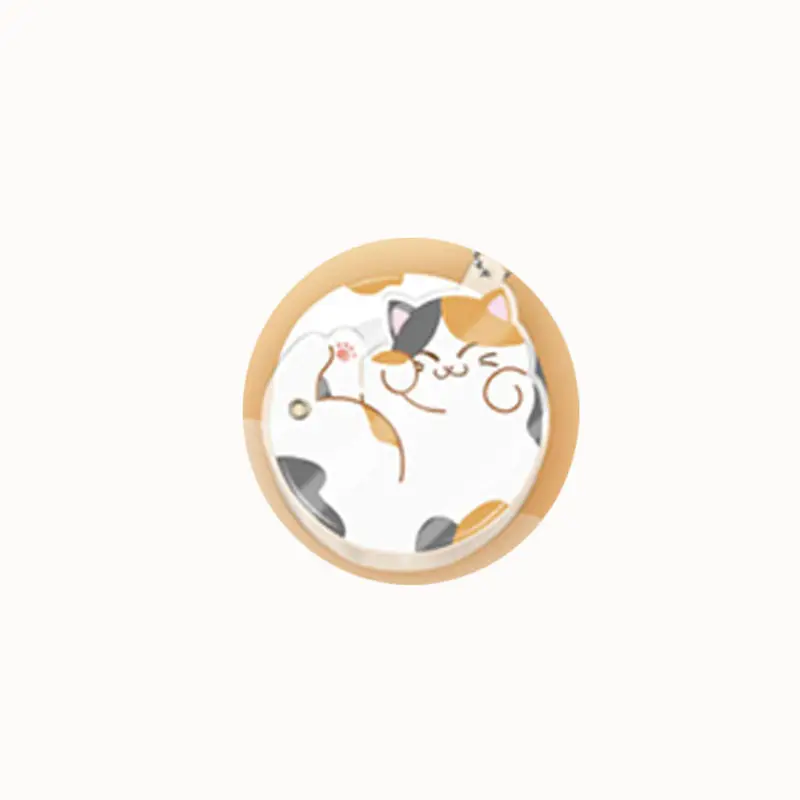 Japan Brightlink Sleeping Cat Tail Comb Keychain 5cm Cute Fluffy Grooming Brush Bag Charm Collectible Birthday Gift In Stock