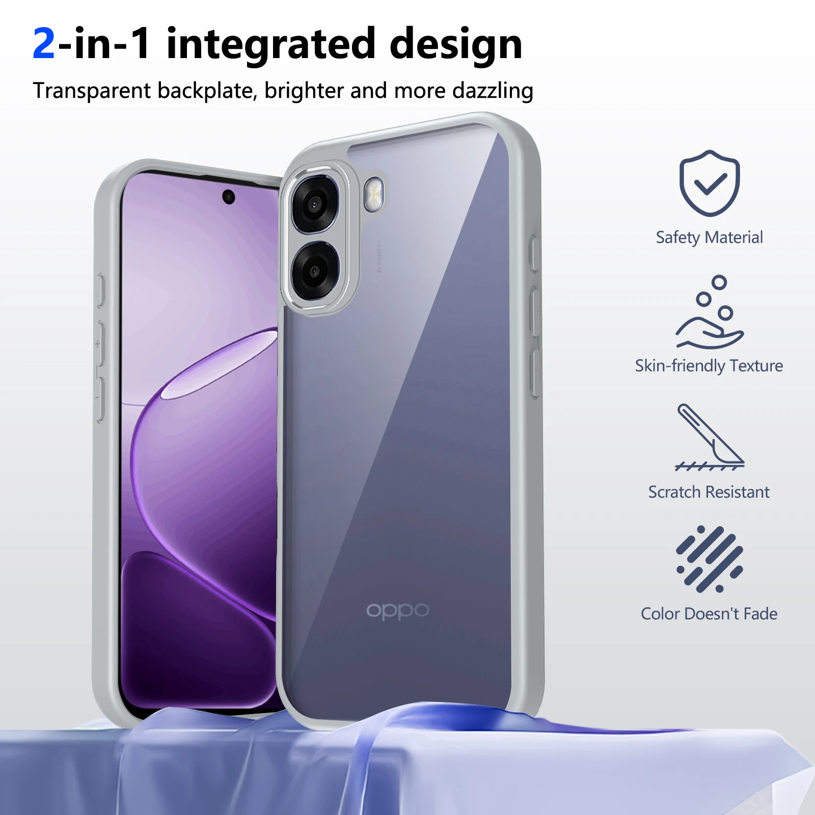 EUCAGR Oppo A6X 4G 5G CPH2819 - Matte Hard Pc Back Case recensie en prijs