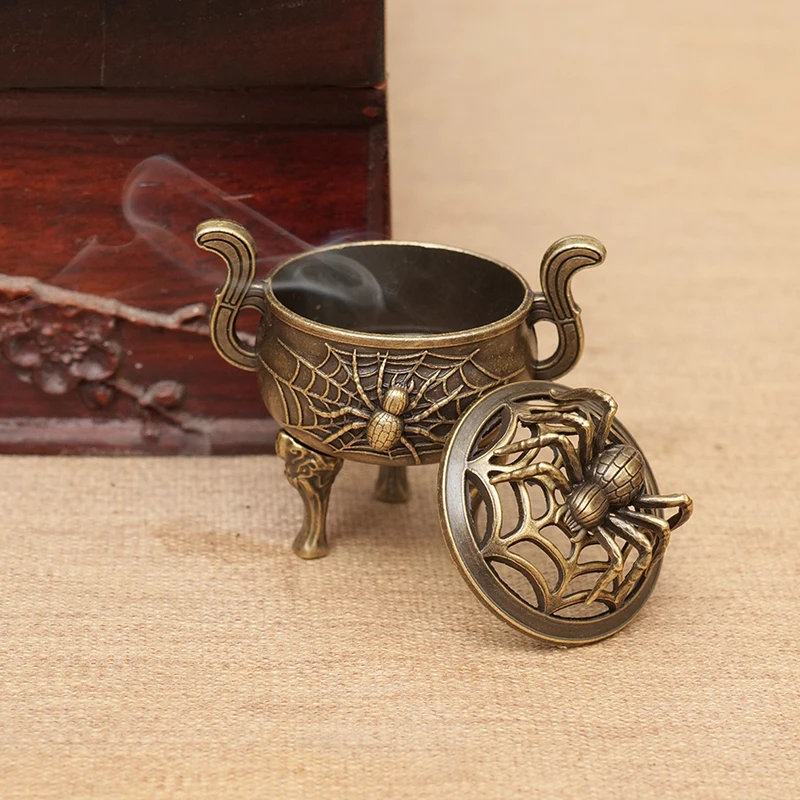 Metal incense burner ornaments for home use, indoor tower incense, sandalwood incense burner, Zen tea table, plate incense