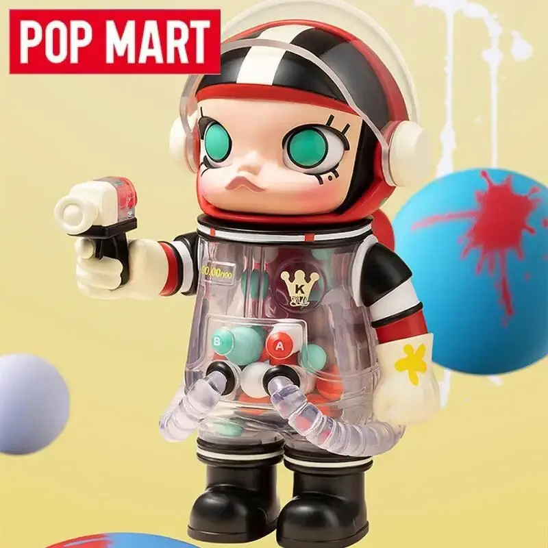 POP MART Mega Space Molly 100% Seria 3 Blind Box Mystery Box Torebka Niespodzianka Zabawki Lalka Śliczna Figurka Anime Ozdoby na Biurko Kolekcja
