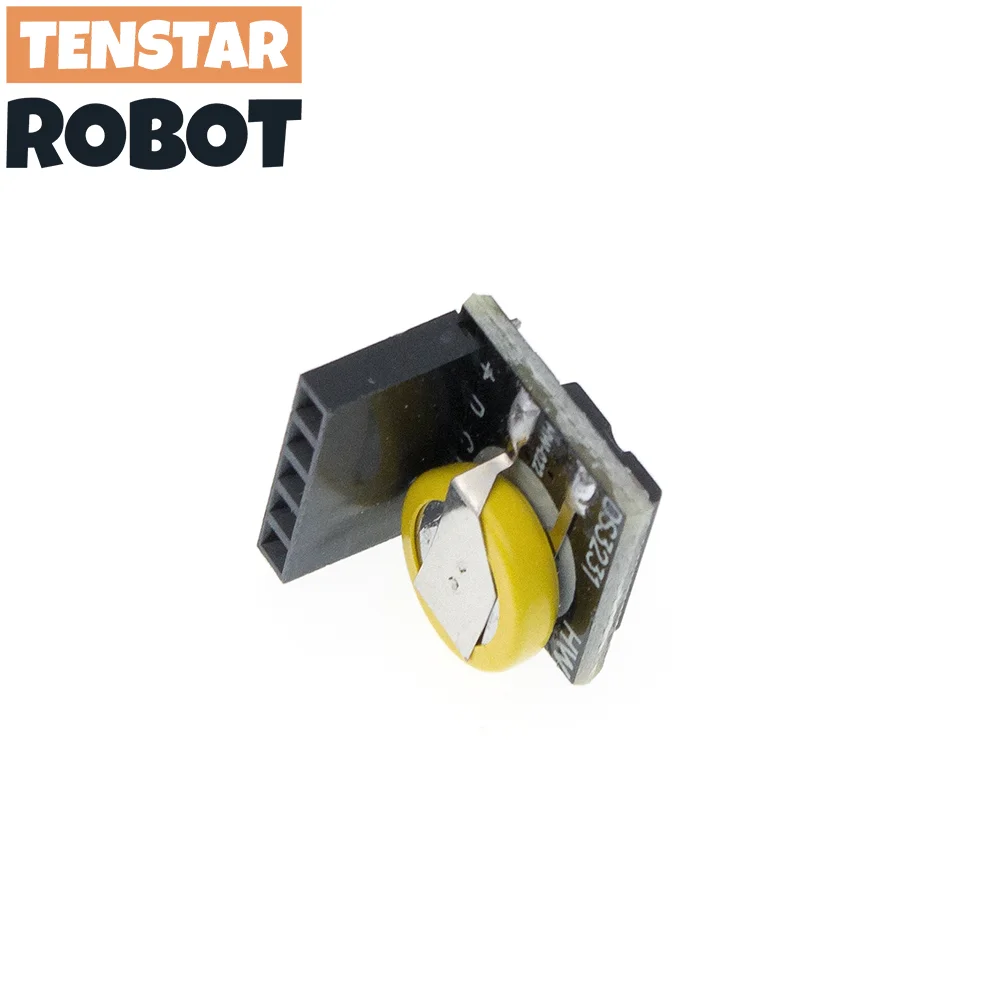 TENSTAR 5 pièces Mini DS3231 Module d'horloge en temps réel 3.3 V/5 V DS3231SN/DS3231M avec batterie pour Arduino pour Raspberry Pi