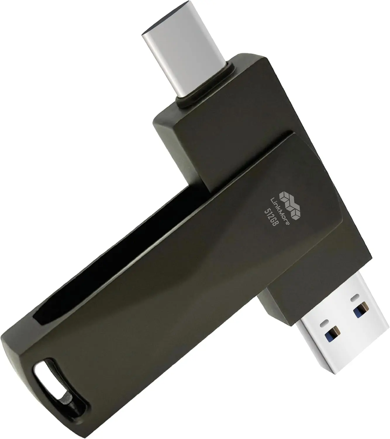 512GB External SSD – USB 3.2 5Gbps, 530MB/s Read, 480MB/s Write, 110MB/s Sustained Write – Works with iPhone-15+, PS5, Steam Deck, Android, Mac, Windows