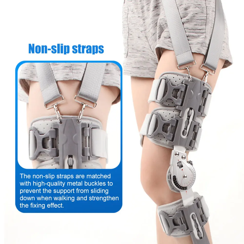 Professional Medical Grade Adjustable Hinged Knee Leg Brace Support For Arthritis Relief Joint Pain Meniscus Tear Post Surgery