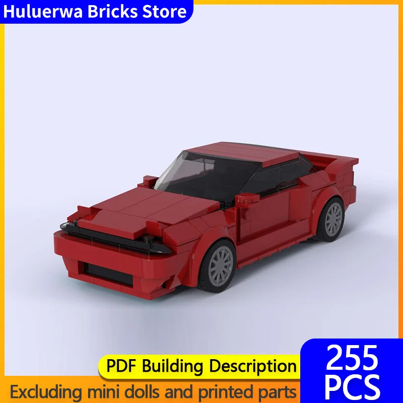 

Модель скоростного гоночного автомобиля MOC, строительные кирпичи Celica GT-Four (T16), спортивный купе, модульная технология, детские праздничные подарки, игрушки, костюм