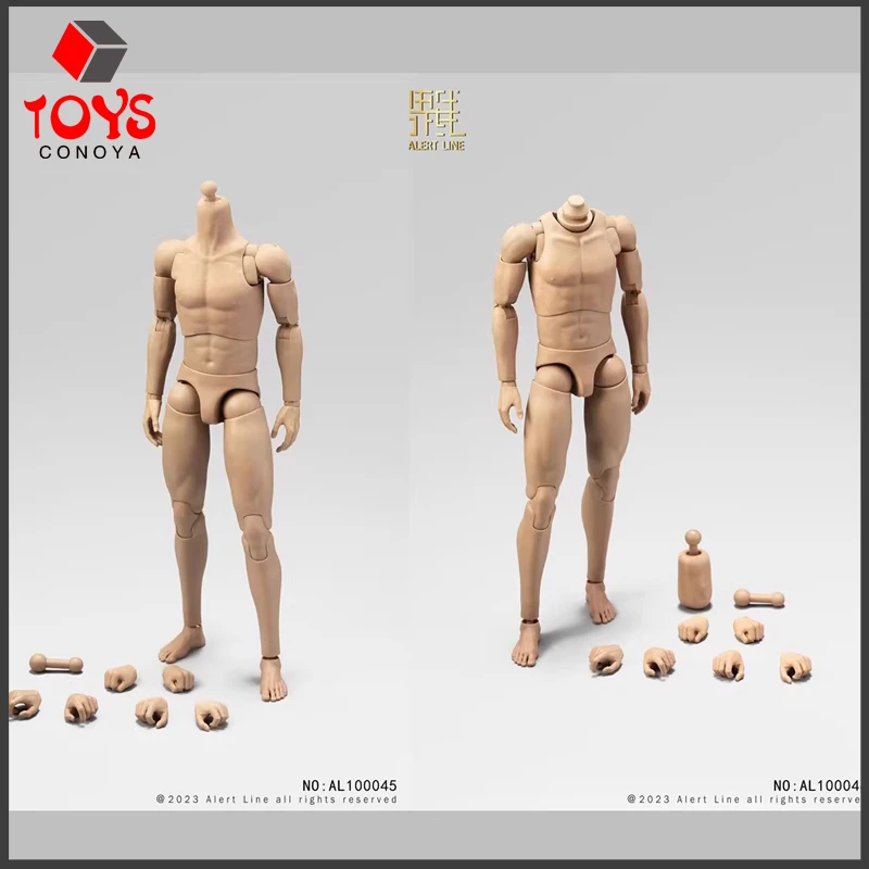 

Alert Line AL100045 AL100046 1/6 Male Flexible Joint Body 12'' Male Soldier Action Figure Body Doll Model