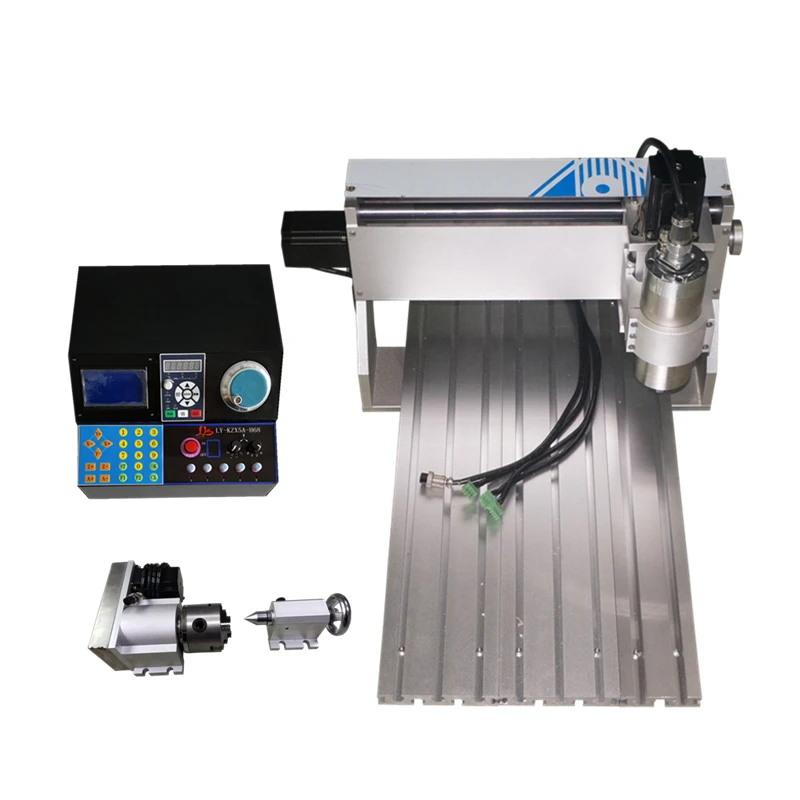 Water Cooled Spindle 6040 V H 3D CNC Router Machine 4 Axis 1500w for Wood Wood Metal