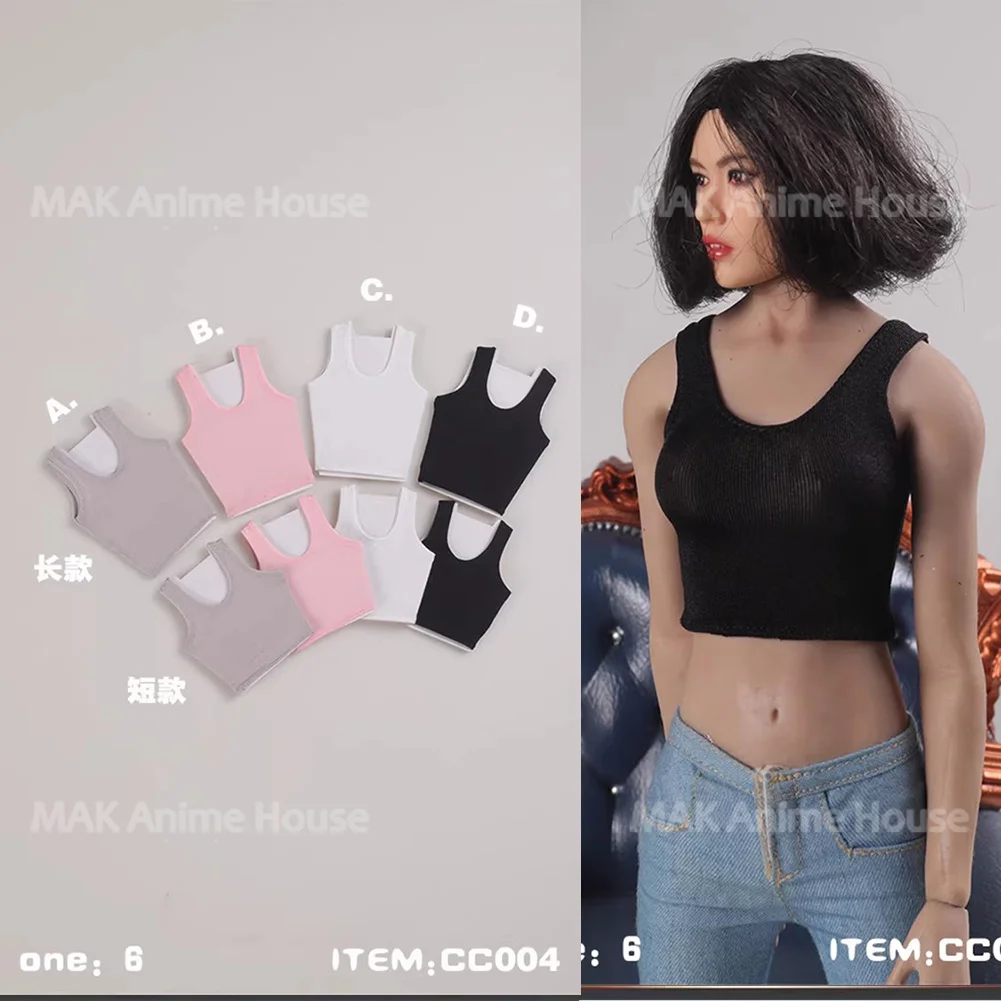 

In Stock CCTOYS CC004 1/6 Female Sports Vest Long Short Version Clothes Accessories Model Fit 12'' Soldier Action Figure Body