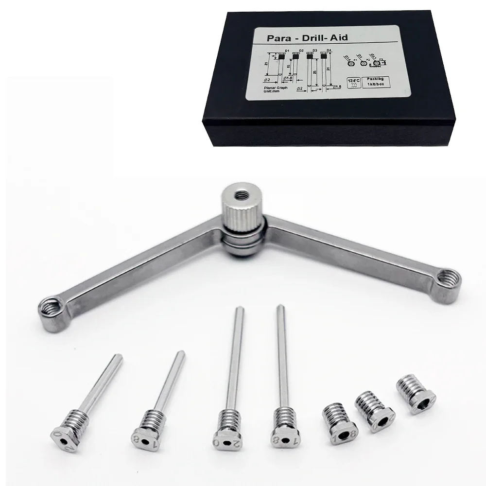 Dental Implant Para Drill Guide Tool Set for Oral Parallel Implant Position Locator Surgical Stents Precise Drilling Alignment