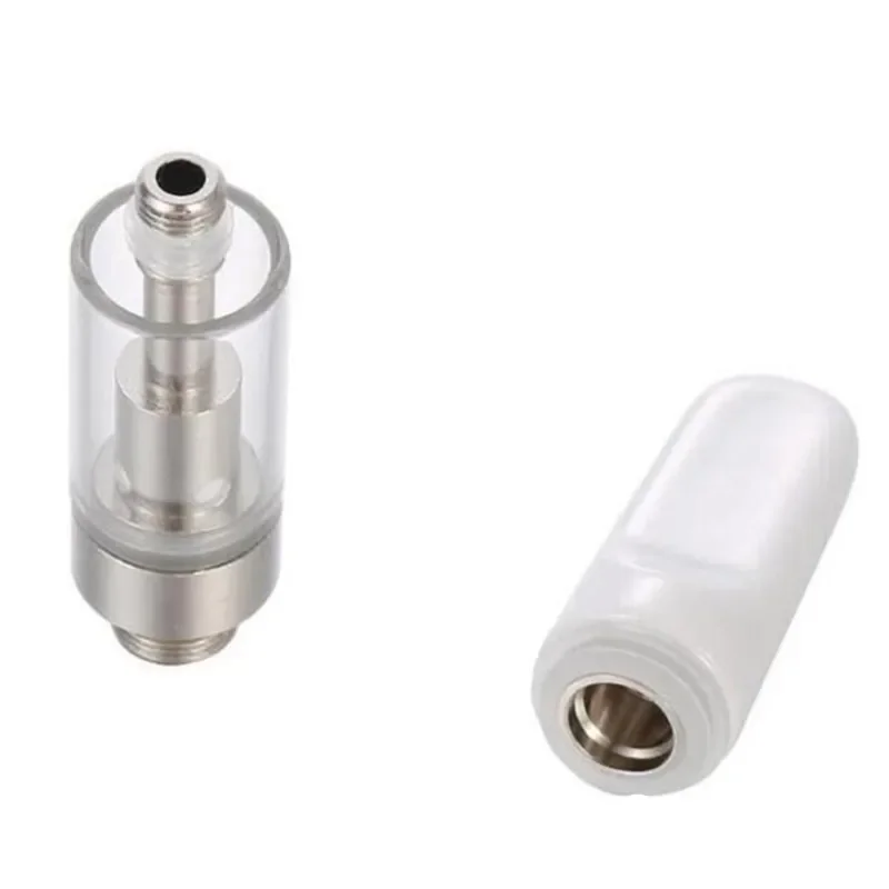 10pcs TH205 Vaper Vape Cartuchos Atomizadores 510 Rosca Cartucho de Bobina Cerâmica Carrinhos de Vidro 0.5ml 1.0ml para Vaporizador de Óleo Grosso