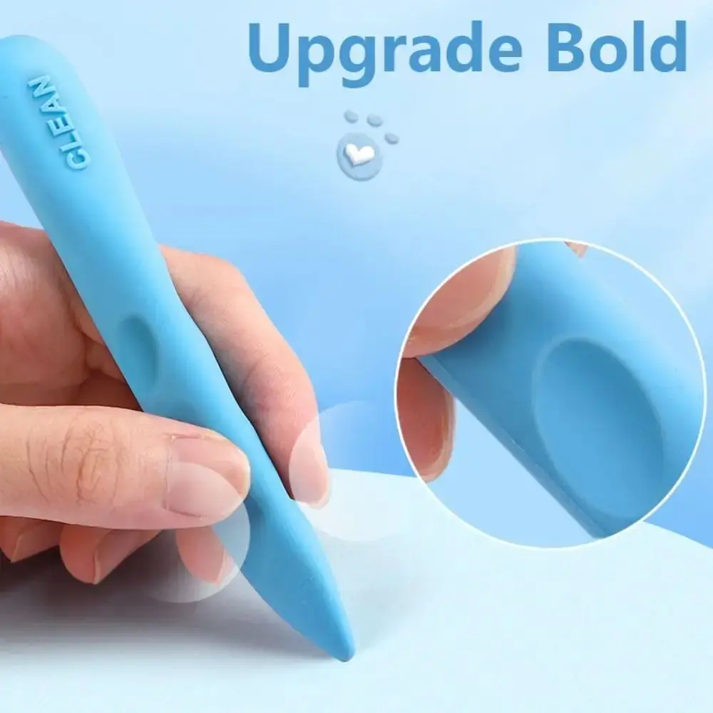 3PCS/Box Double Head Hole Eraser Posture Correction Large Size Pencil Eraser Dustless Children Traceless Eraser