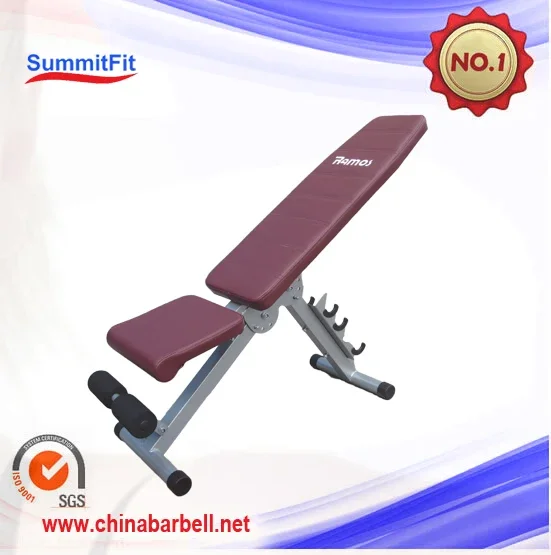 New Style Multifunction Used Folding Sit Up Bench/ Weight Bench