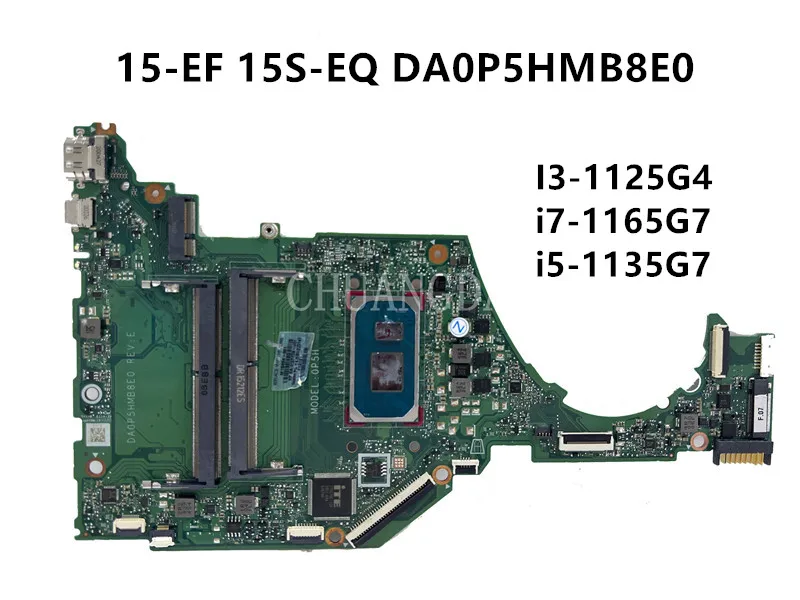 DA0P5HMB8E0 para HP TPN-Q222 15T-DY 15S-FQ 15-DY placa base para ordenador portátil con DA0P5MB38A0 i5-1135G7 i7-1165G7 CPU prueba de 100%