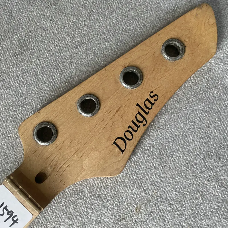 jN594 Genuine Douglas Maple Wood 4 String Electric Guitar Bass Neck Uncut Frres Right Hand DIY And Replace Part