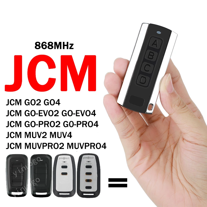 

JCM GO2 GO4 GO-EVO2 GO-EVO4 GO-PRO2 G0-PRO4 MUV2 MUV4 MUVPRO2 MUVPRO4 Garage Control Duplicator 4 Channels Garage Door Control