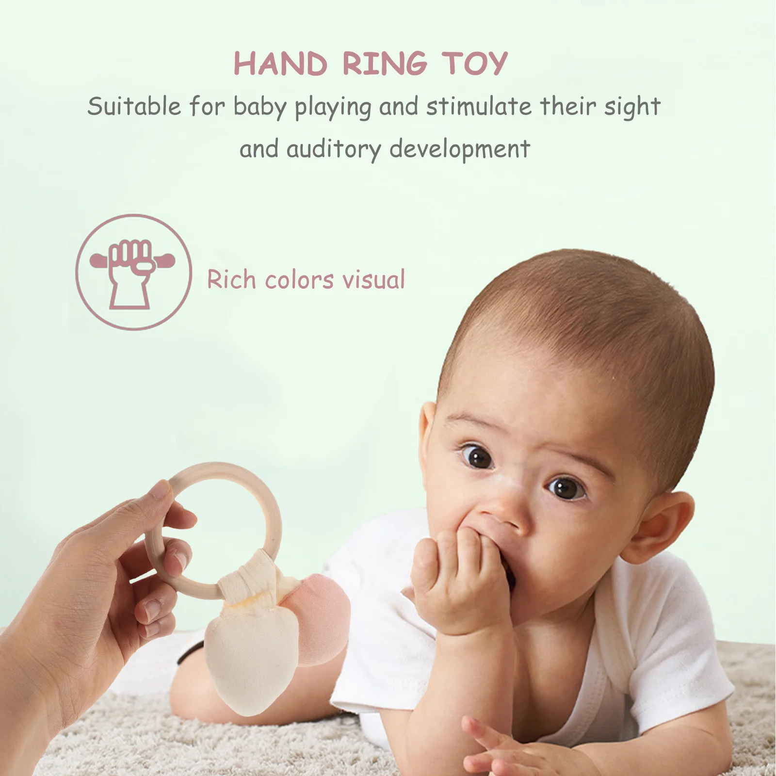 عربة أطفال قلادة معلقة سرير زخرفة خفيفة الوزن سرير الرضع المحمول الوليد عناصر الطفل عربة ديكور معلق #6