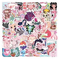 10/30/50/100pcs Cute Cartoon Animal Axolotl Graffiti Stickers Laptop Fridge Travel Luggage Decoration Scrapbooking Sticker Decal