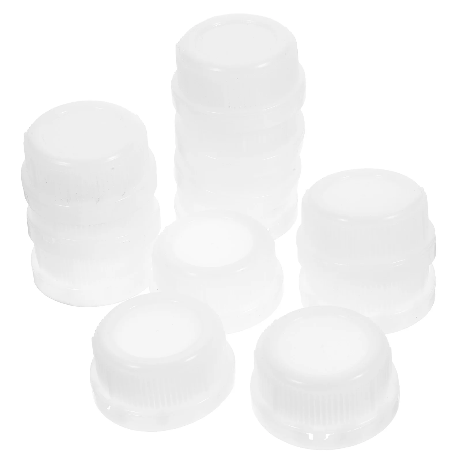 12 Pcs Bucket Lid Gas Can Accessories Plastic Barrel Coarse Thread Solid Caps Petrol