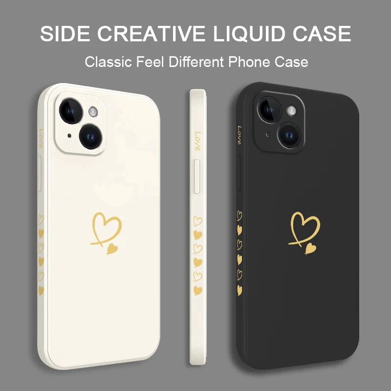 Gemini Love Phone Case For iPhone iPhone 15 14 13 12 11 X XR XS SE2 SE2020 8 7 6 6S Plus Pro Max Mini Silicone Cover