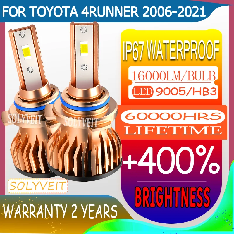

Brighter More Energy-Efficient Long-Lasting LED High Beam For Toyota 4Runner 2006 2007 2008 2009 2010 2011 2012 2013 2014-2021