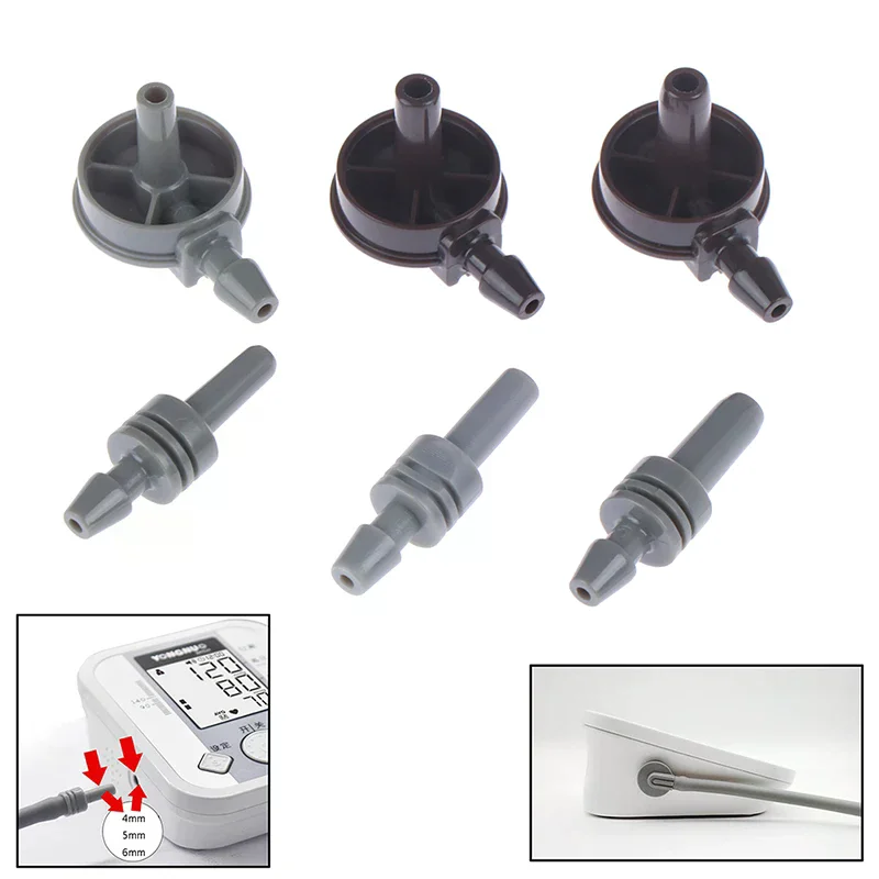 1PCS 4mm/5mm/6mm Digital Blood Pressure Monitor Arm Cuff Connector Arm Tonometer view 3