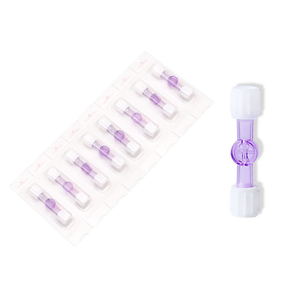 Beauty Essence Mix Two-way Luer Connector Adatper Liquid Mix Syringe luer Adapter Connecter