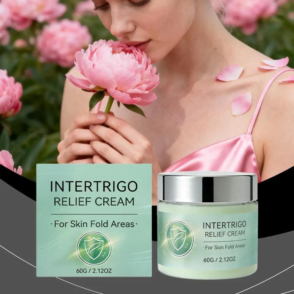 Intertrigo Creme zur Pflege von Hautfalten und gegen Reibungsbeschwerden hilft, gereizte Haut zu beruhigen, Reibung zu reduzieren, enthält Kollagen und Hyaluronsäure. – Detail 6
