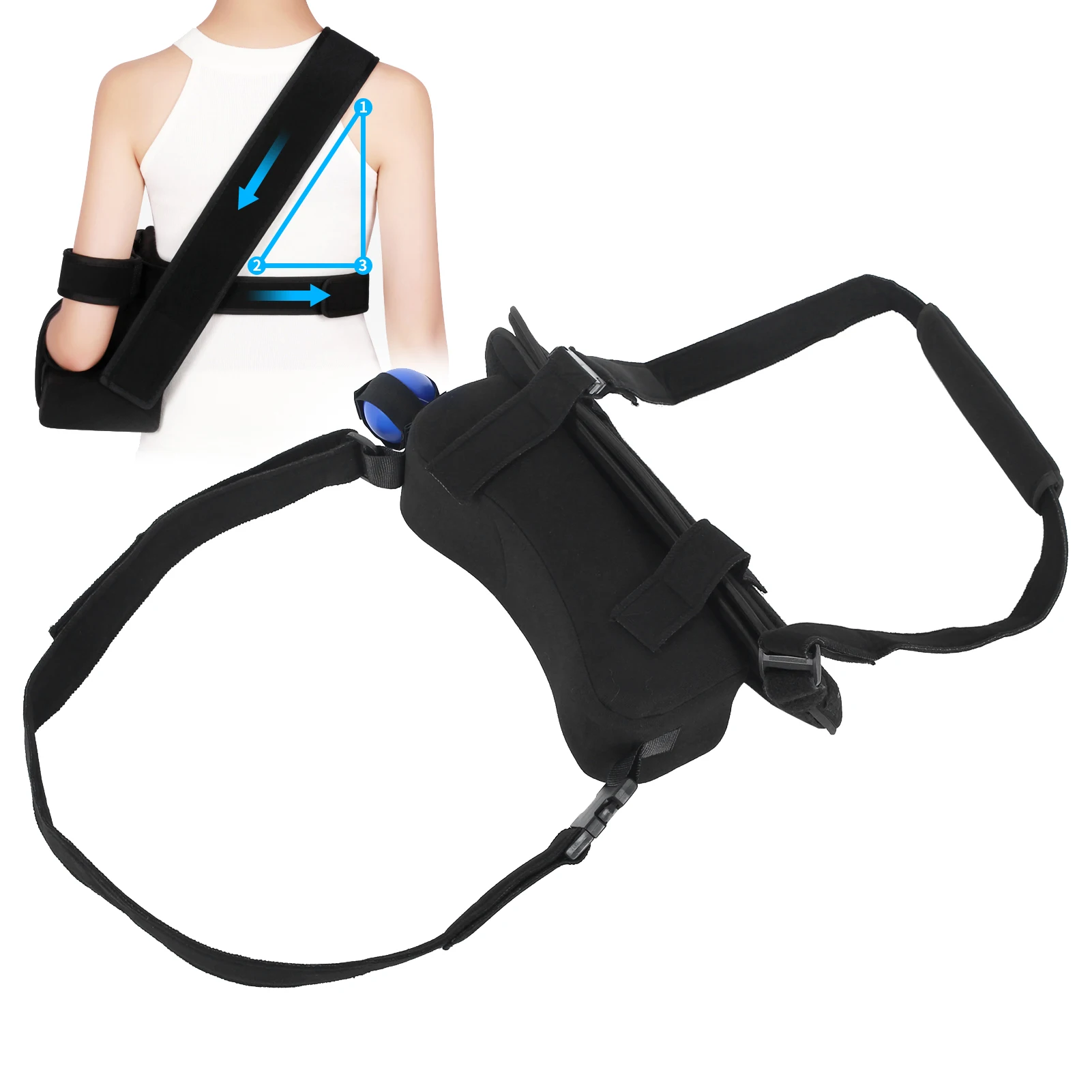 

Arm Sling Shoulder Brace Shoulder Abduction Sling Broken Arm Shoulder Brace Pain Relief for Injury Support