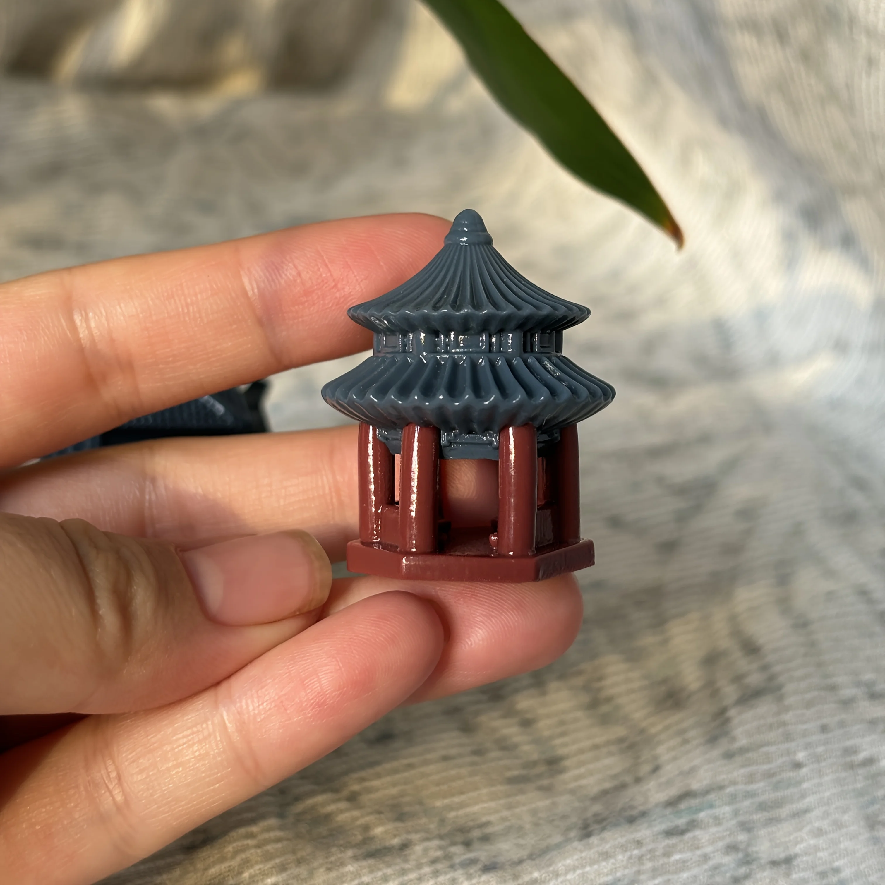2X Neue Architekturmodelle im chinesischen Stil, geeignet für die Aquariengestaltung, Gebäude im antiken Stil, Gartenmodelle – Detail 3