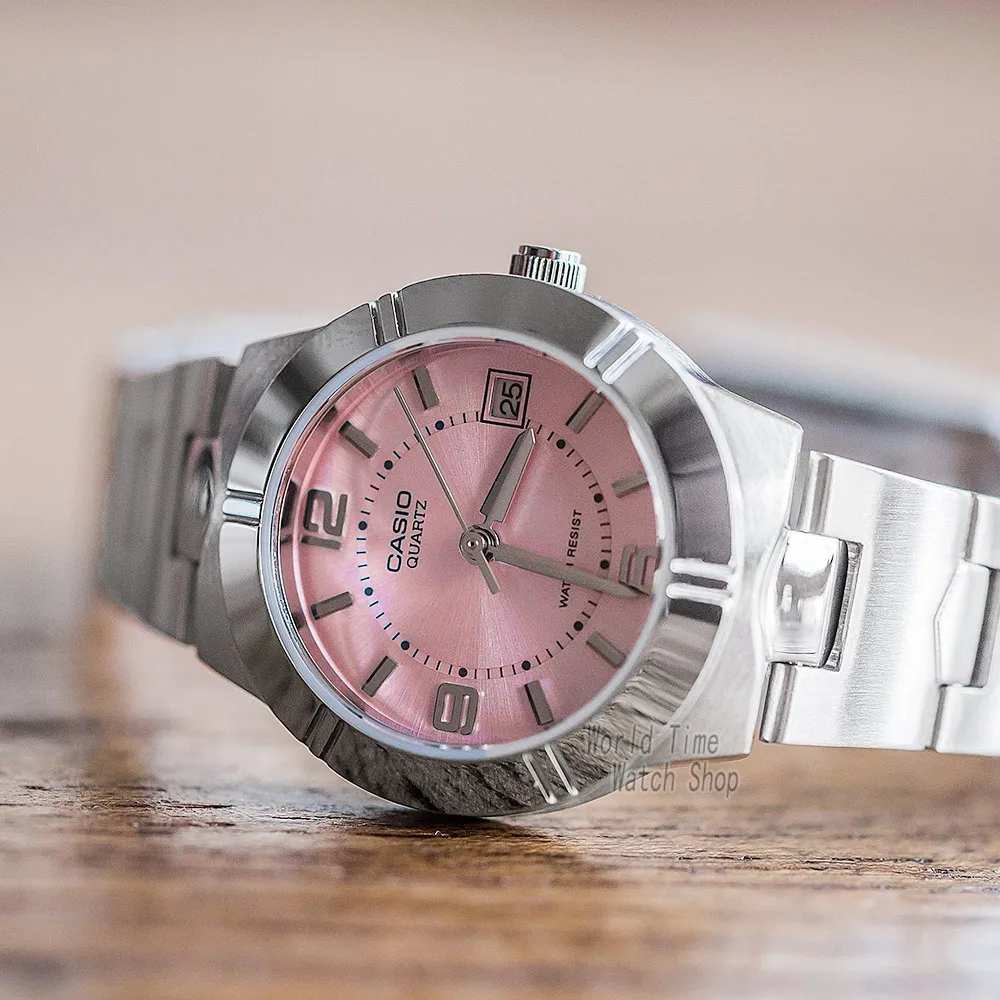 ساعة يد كاسيو كوارتز نسائية بتصميم مدمج ومتطور فكرة هدية مثالية LTP-1241D