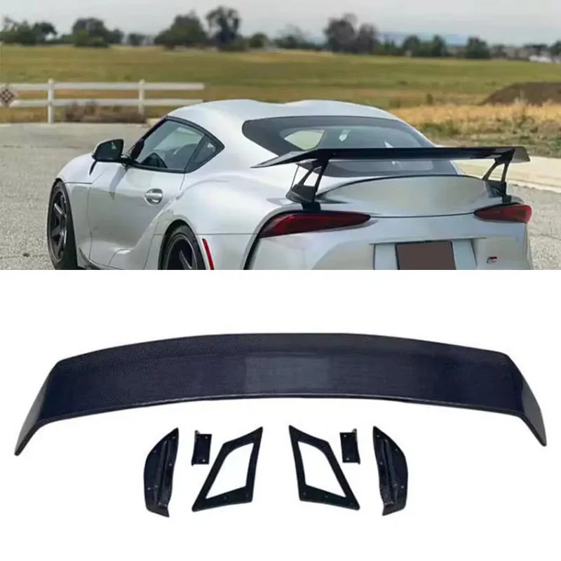 

A90 A91 GT Style Real Carbon Fiber Rear Trunk Spoiler Boot Wing for Toyota Supra A90 A91 MK5 2020-2023
