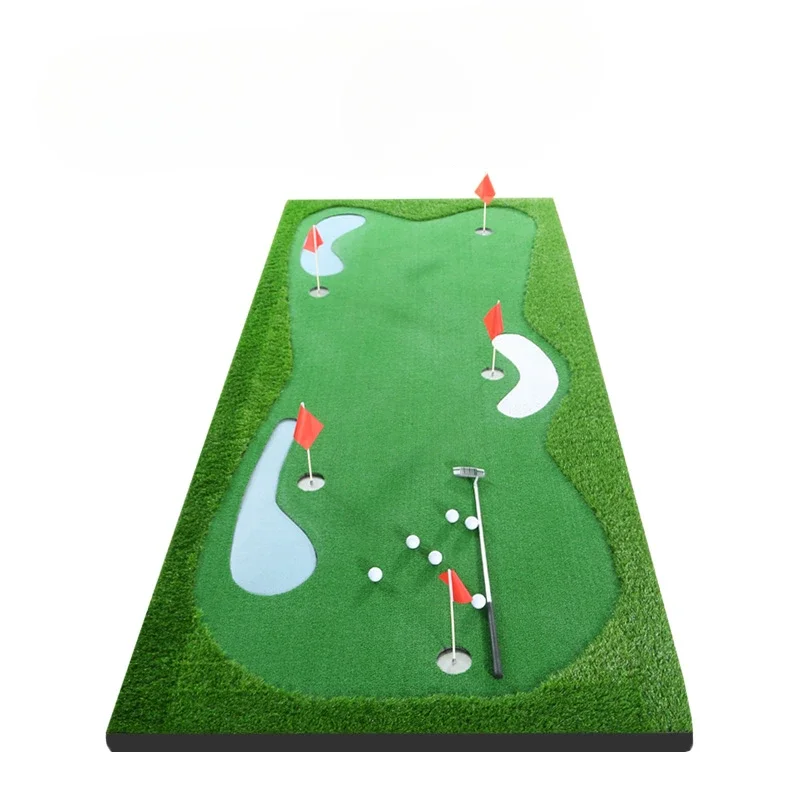 

Indoor golf green putter practitioner home office putter practice blanket any size can be customized