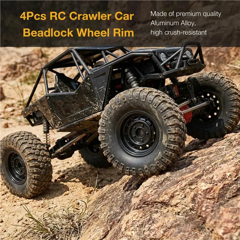 MACH-4Pcs RC Crawler 12 Holes 1.9