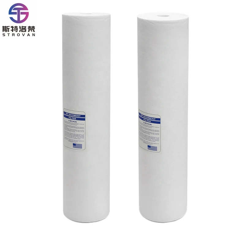 

STLF Big Blue Whole House Water Filter Cartridge 20*4.5 Sediment PP for & Hotel Applications