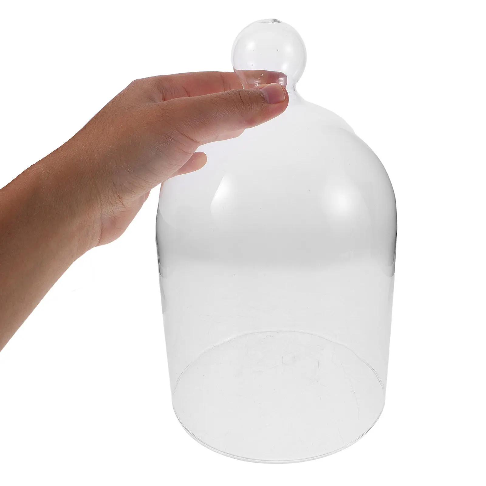 Clear Glass Sourdough Starter Dome with Built-in Heater for Fast Fermentation Stable Temperature Monitoring Home Bakery Proofing