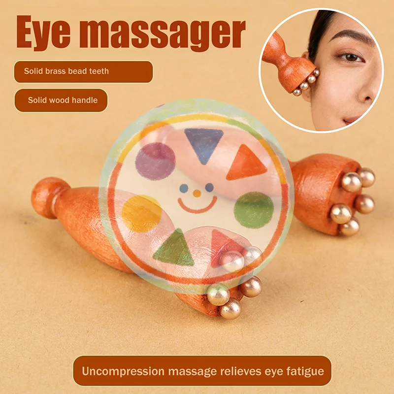 

Массажер для лица в форме лотосовой коробочки, инструмент для физиотерапии, массажные палочки из сандалового дерева для лица и глаз, Гуаша для ухода за кожей лица