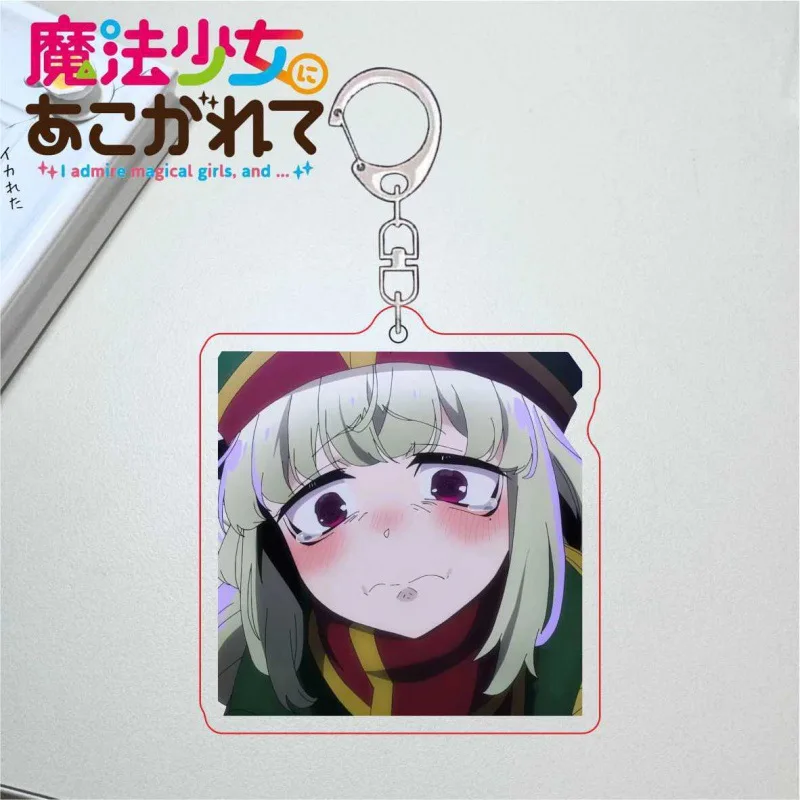 Anime I Admire Magical Girls And Magia Bose Araga Kiwi Morino Korisu Acrylic Figure Keychain Pendant Cosplay Charm Keryring Gift