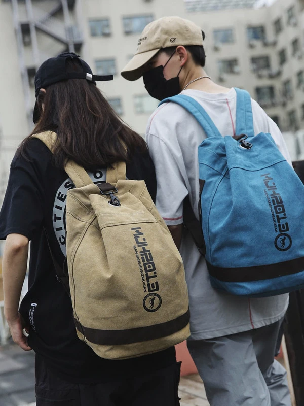 

Мужская холщовая сумка Bapa, легкая, для активного отдыха, повседневная, для путешествий, спортивная, студенческая, сумка-портфель, на два плеча, большая вместимость