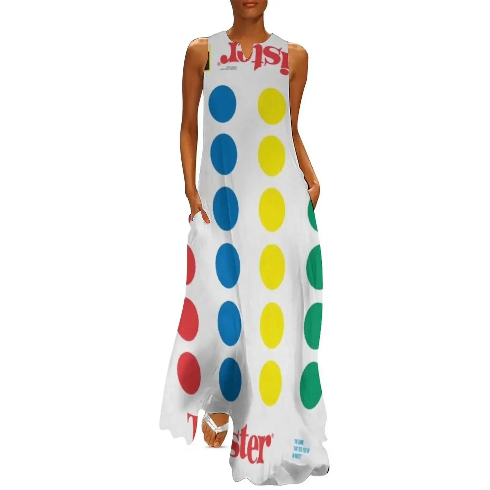 

The Twister Game Blanket Long Dress Summer dresses for women Summer women's clothing Women long dress Women's summer skirt Dress