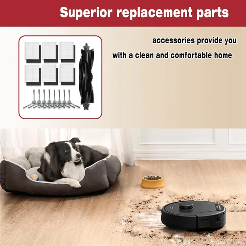 N98r para eufy l60/l60 ses/l50/l50 ses robô aspirador de pó escova lateral principal filtro hepa peças reposição