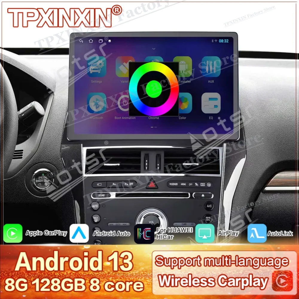 13.1” Android Carplay Car Radio Stereo Player For Ford Explorer 2011~2018 GPS Navigation Automotive Multimedia Auto Head Unit
